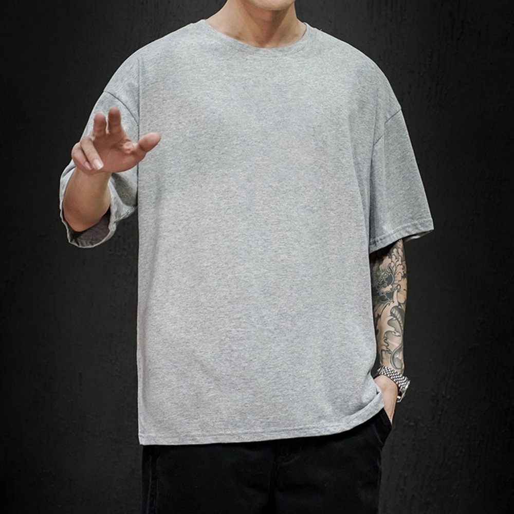 AMERICAN CLASSIC | BASIC GRAY SHORT SLEEVE TEE